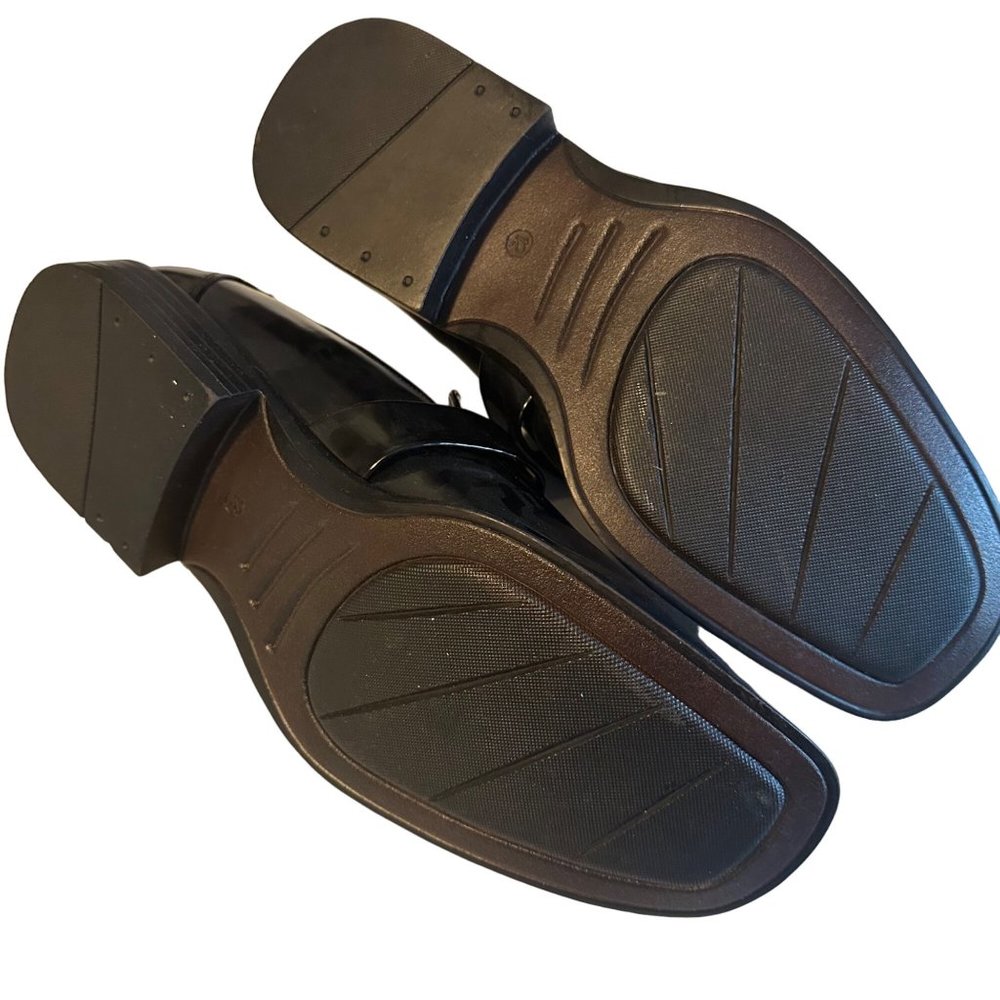 David & Co. size 12 black men’s dress loafers - Picture 4 of 7